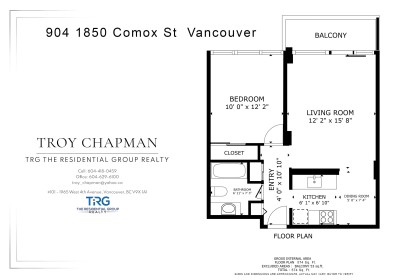 Photo 2 at 904 - 1850 Comox Street, West End VW, Vancouver West