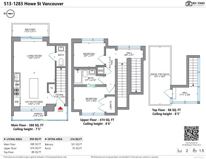 Photo 27 at 513 - 1283 Howe Street, Downtown VW, Vancouver West