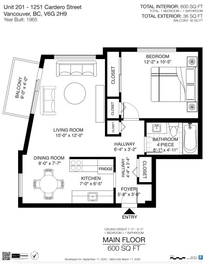 Photo 4 at 201 - 1251 Cardero Street, West End VW, Vancouver West