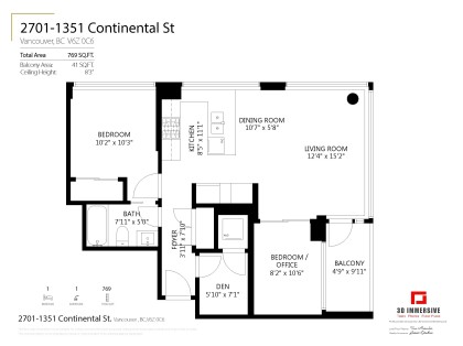 Photo 34 at 2701 - 1351 Continental Street, Downtown VW, Vancouver West