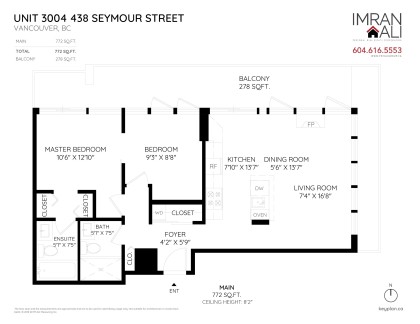 Photo 21 at 3004 - 438 Seymour Street, Downtown VW, Vancouver West
