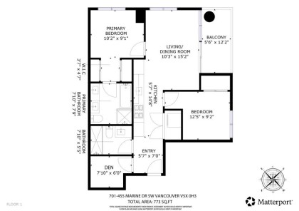 Photo 19 at 701 - 455 Sw Marine Drive, Marpole, Vancouver West