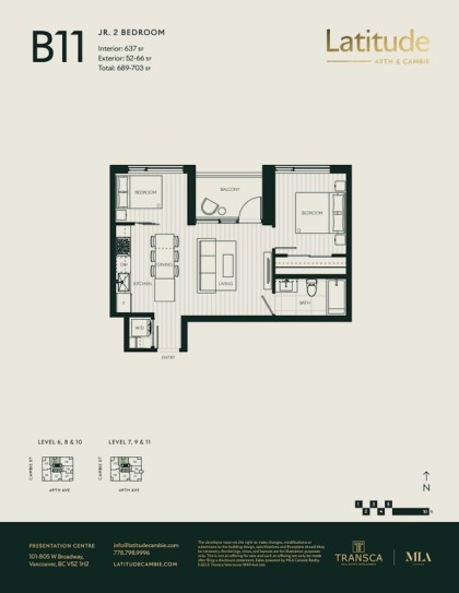 Photo 10 at 604 - 481 W 49th Avenue, Oakridge VW, Vancouver West