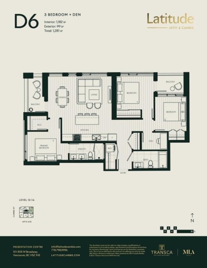 Photo 9 at 1205 - 481 W 49th Avenue, Oakridge VW, Vancouver West