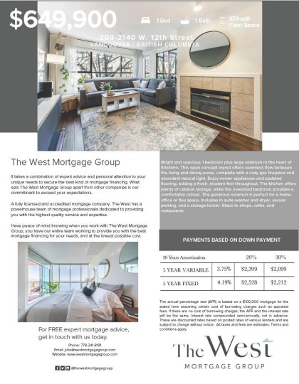 Photo 26 at 203 - 2140 W 12th Avenue, Kitsilano, Vancouver West