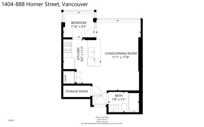 Photo 15 at 1404 - 888 Homer Street, Downtown VW, Vancouver West