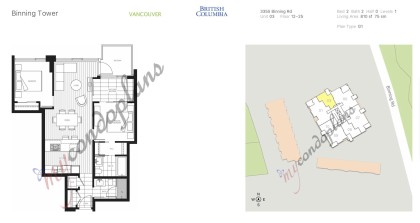 Photo 2 at 2303 - 3355 Binning Road, University VW, Vancouver West