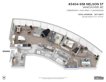 Photo 22 at 3404 - 938 Nelson Street, Downtown VW, Vancouver West