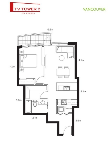 Photo 14 at 3301 - 233 Robson Street, Downtown VW, Vancouver West