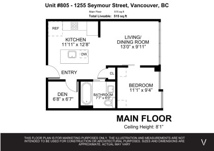 Photo 20 at 805 - 1255 Seymour Street, Downtown VW, Vancouver West