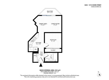 Photo 23 at 603 - 1212 Howe Street, Downtown VW, Vancouver West