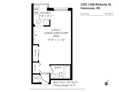 Photo 27 at 1202 - 1188 Richards Street, Yaletown, Vancouver West