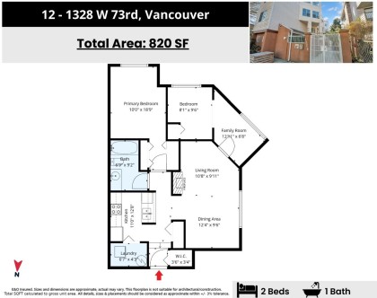 Photo 2 at 12 - 1328 W 73rd Avenue, Marpole, Vancouver West