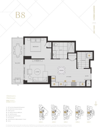 Photo 6 at 707 - 7418 Paulson Street, South Cambie, Vancouver West