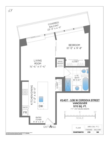 Photo 15 at 1407 - 108 W Cordova Street, Downtown VW, Vancouver West