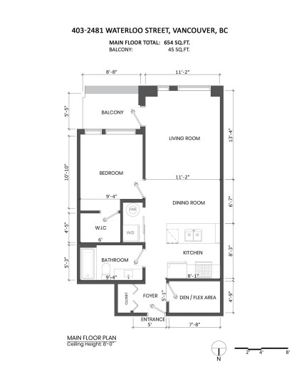 Photo 9 at 403 - 2481 Waterloo Street, Kitsilano, Vancouver West
