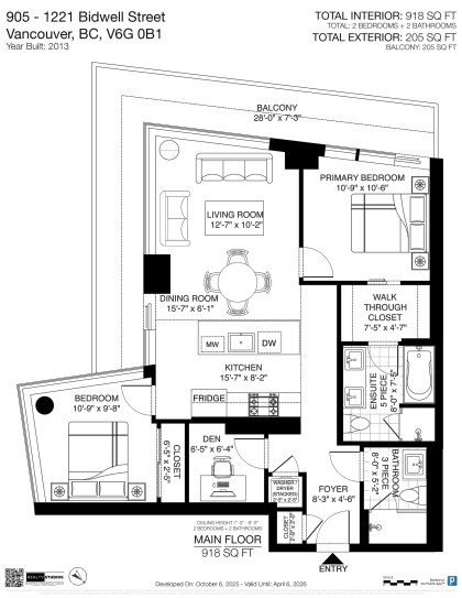 Photo 37 at 905 - 1221 Bidwell Street, West End VW, Vancouver West