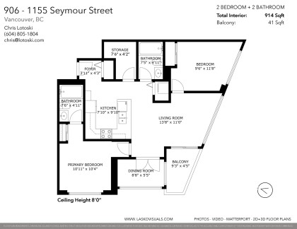 Photo 34 at 906 - 1155 Seymour Street, Downtown VW, Vancouver West