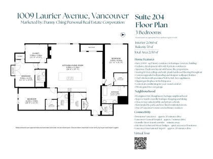 Photo 2 at 204 - 1009 Laurier Avenue, Shaughnessy, Vancouver West