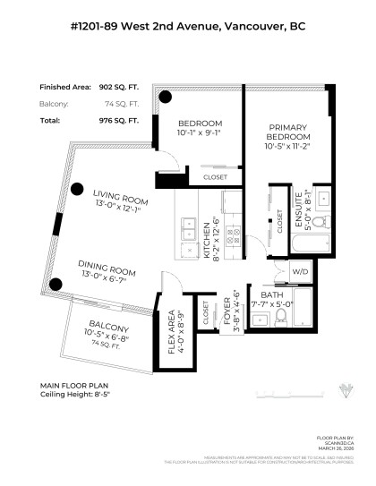 Photo 37 at 1201 - 89 W 2nd Avenue, False Creek, Vancouver West