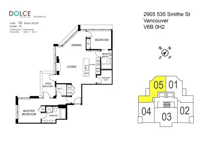 Photo 3 at 2905 - 535 Smithe Street, Downtown VW, Vancouver West