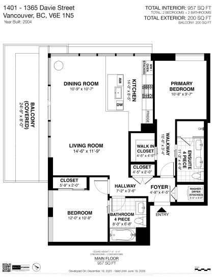 Photo 40 at 1401 - 1365 Davie Street, West End VW, Vancouver West