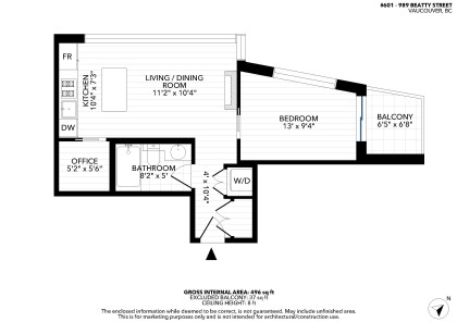 Photo 6 at 601 - 989 Beatty Street, Yaletown, Vancouver West