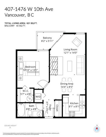Photo 19 at 407 - 1476 W 10th Avenue, Fairview VW, Vancouver West