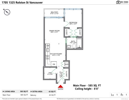 Photo 40 at 1705 - 1325 Rolston Street, Downtown VW, Vancouver West