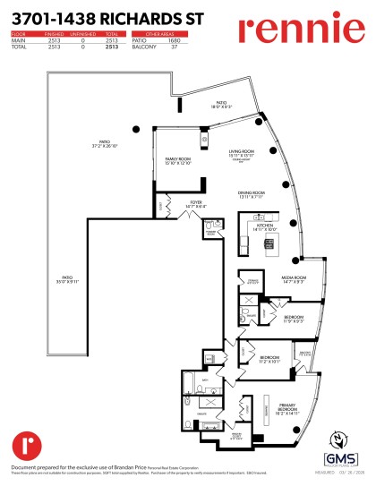 Photo 40 at 3701 - 1438 Richards Street, Yaletown, Vancouver West