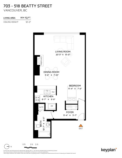 Photo 2 at 703 - 518 Beatty Street, Downtown VW, Vancouver West