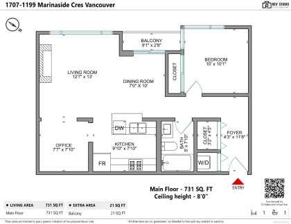 Photo 40 at 1707 - 1199 Marinaside Crescent, Yaletown, Vancouver West