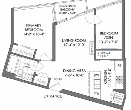 Photo 15 at 1707 - 1189 Melville Street, Coal Harbour, Vancouver West