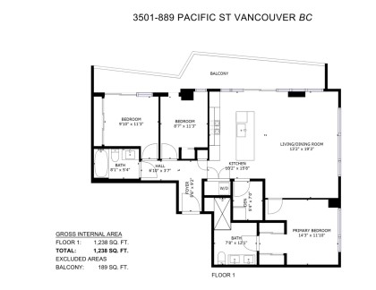 Photo 38 at 3501 - 889 Pacific Street, Downtown VW, Vancouver West