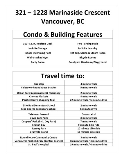 Photo 39 at 321 - 1228 Marinaside Crescent, Yaletown, Vancouver West