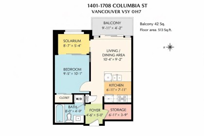 Photo 40 at 1401 - 1708 Columbia Street, False Creek, Vancouver West