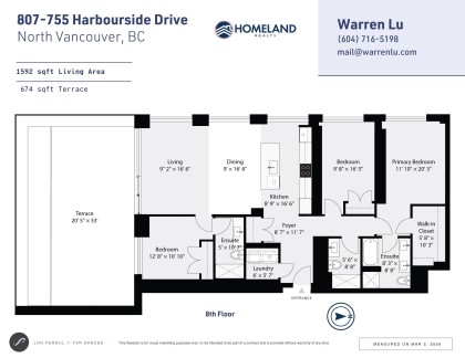 Photo 40 at 807 - 755 Harbourside Drive, Harbourside, North Vancouver