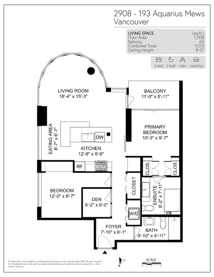 Photo 28 at 2908 - 193 Aquarius Mews, Yaletown, Vancouver West
