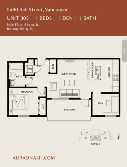 Photo 8 at 303 - 5490 Ash Street, Cambie, Vancouver West