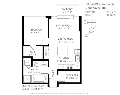 Photo 15 at 1905 - 821 Cambie Street, Downtown VW, Vancouver West
