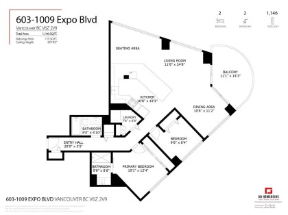 Photo 2 at 603 - 1009 Expo Boulevard, Yaletown, Vancouver West