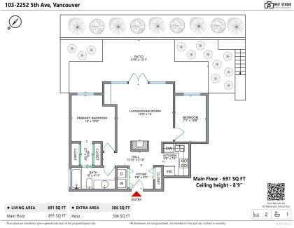 Photo 13 at 103 - 2252 W 5th Avenue, Kitsilano, Vancouver West