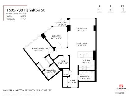 Photo 38 at 1605 - 788 Hamilton Street, Downtown VW, Vancouver West