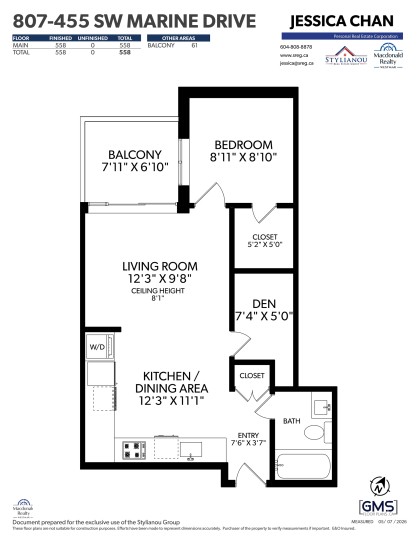 Photo 37 at 807 - 455 Sw Marine Drive, Marpole, Vancouver West