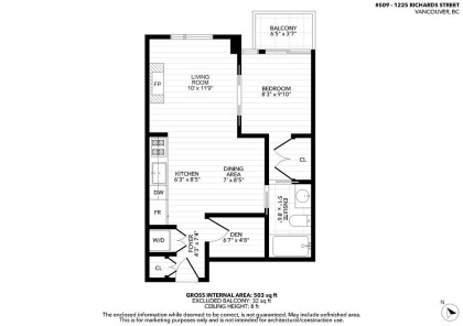 Photo 40 at 509 - 1225 Richards Street, Downtown VW, Vancouver West