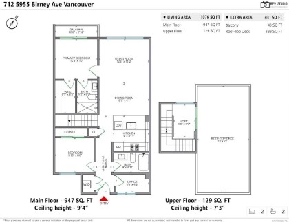 Photo 28 at 712 - 5955 Birney Avenue, University VW, Vancouver West