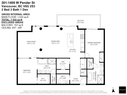 Photo 33 at 201 - 1409 W Pender Street, Coal Harbour, Vancouver West