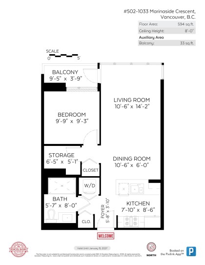Photo 26 at 502 - 1033 Marinaside Crescent, Yaletown, Vancouver West