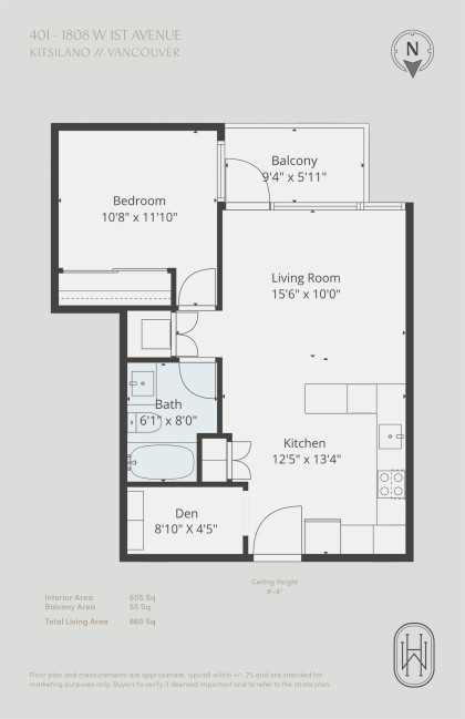 Photo 12 at 401 - 1808 W 1st Avenue, Kitsilano, Vancouver West