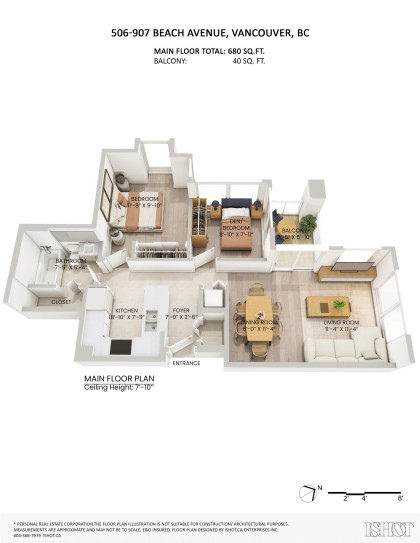 Photo 21 at 506 - 907 Beach Avenue, Yaletown, Vancouver West